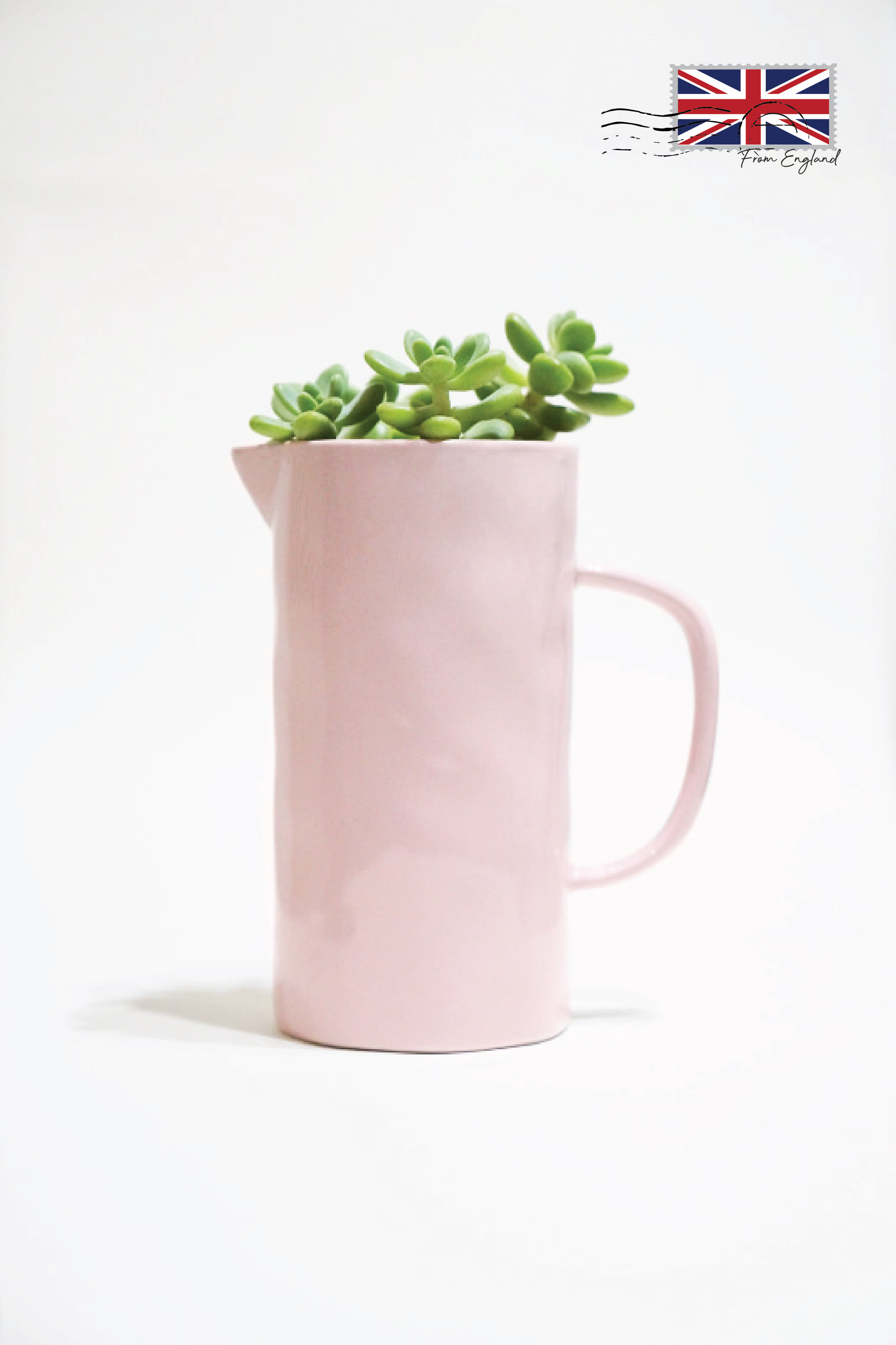 Color Jug Vase – Pale Pink L프라그랑스